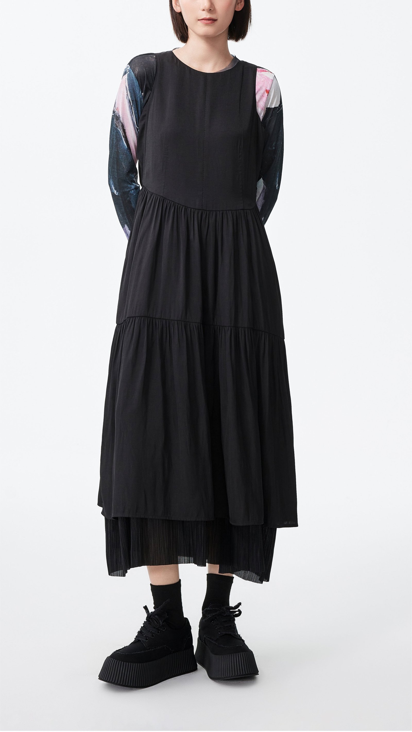 Tiered Midi Dress - Image 5