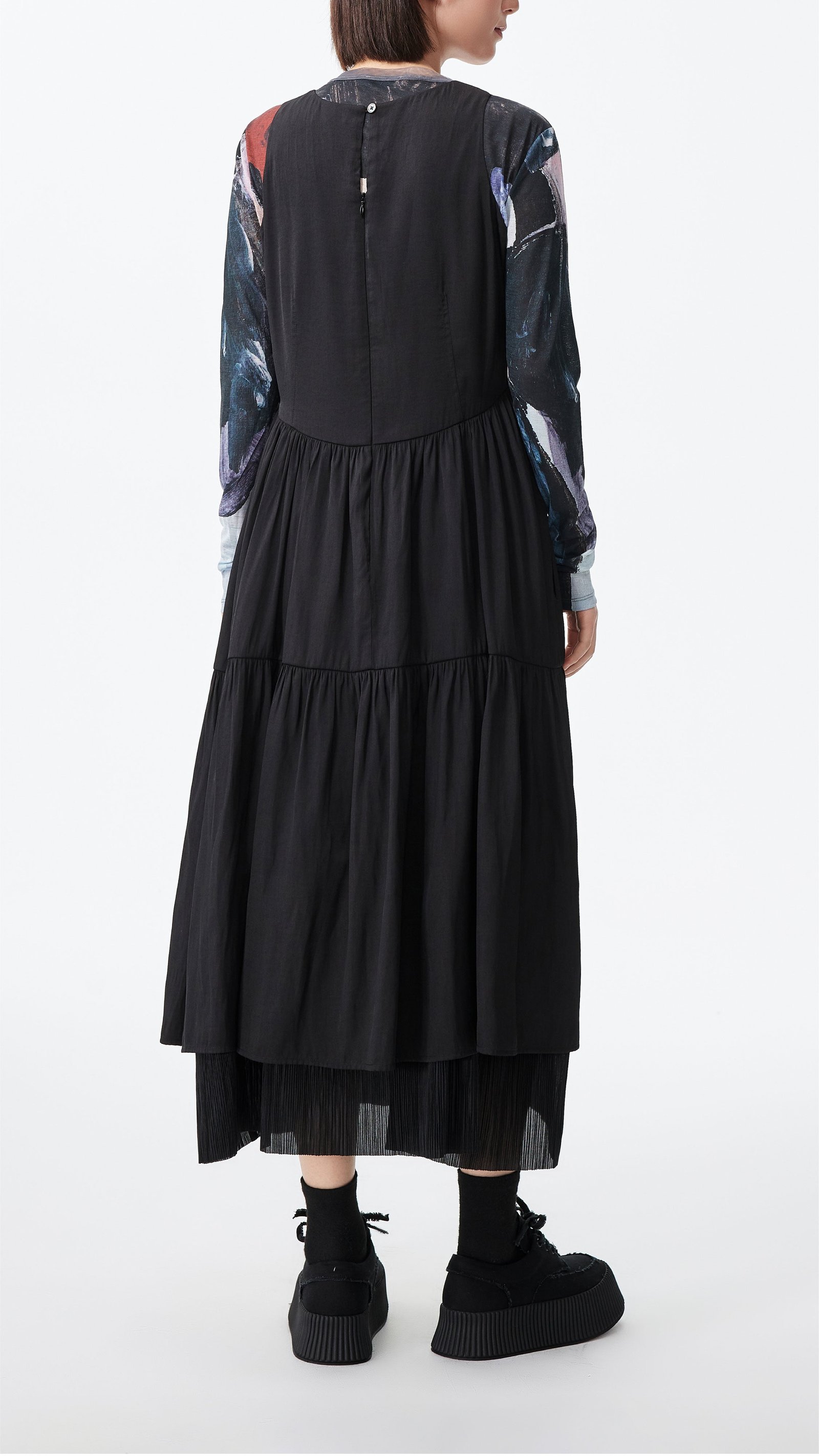 Tiered Midi Dress - Image 3