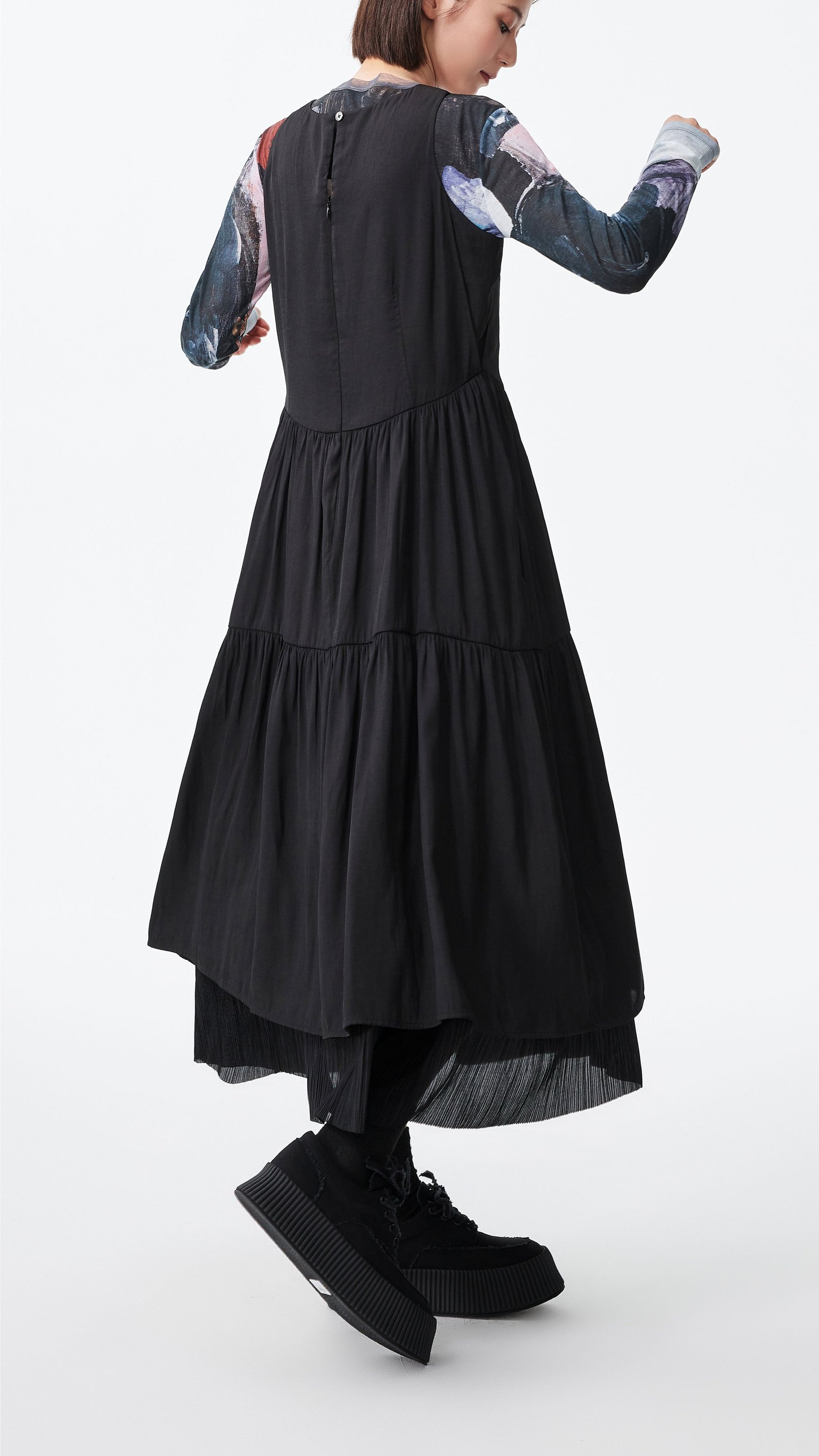Tiered Midi Dress - Image 2