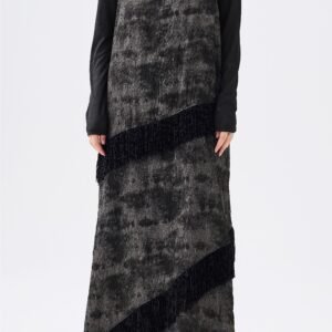 Western Faux Denim Cami Dress