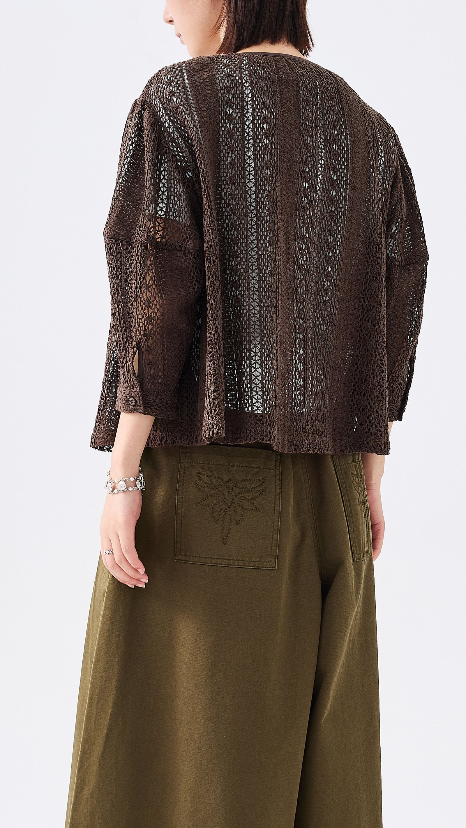 Doll Sleeves Lace Jacket - Image 4