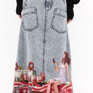 INITIAL x Little Thunder Anime Skirts