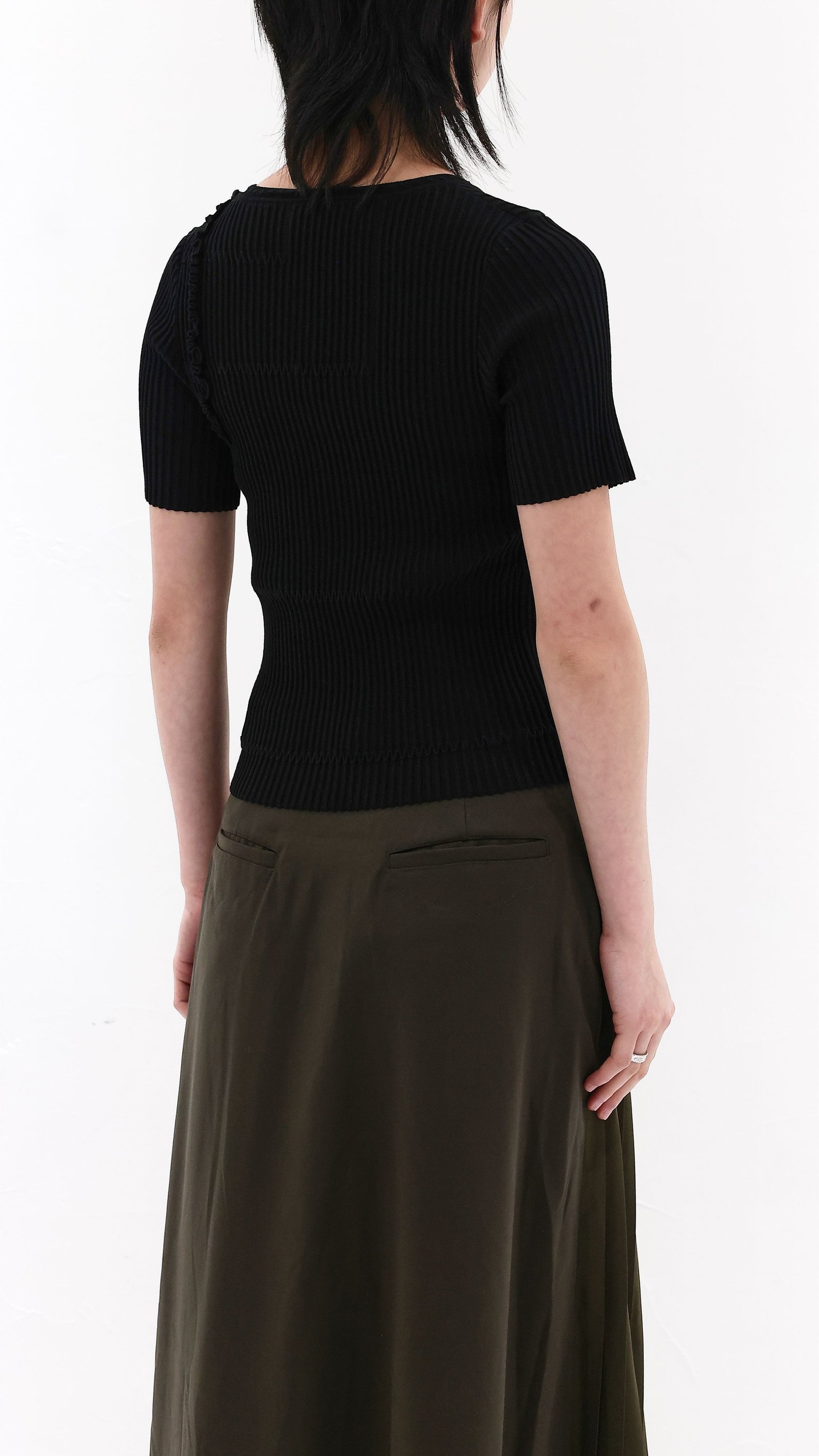 Basic Short Sleeves Sweater - Image 3