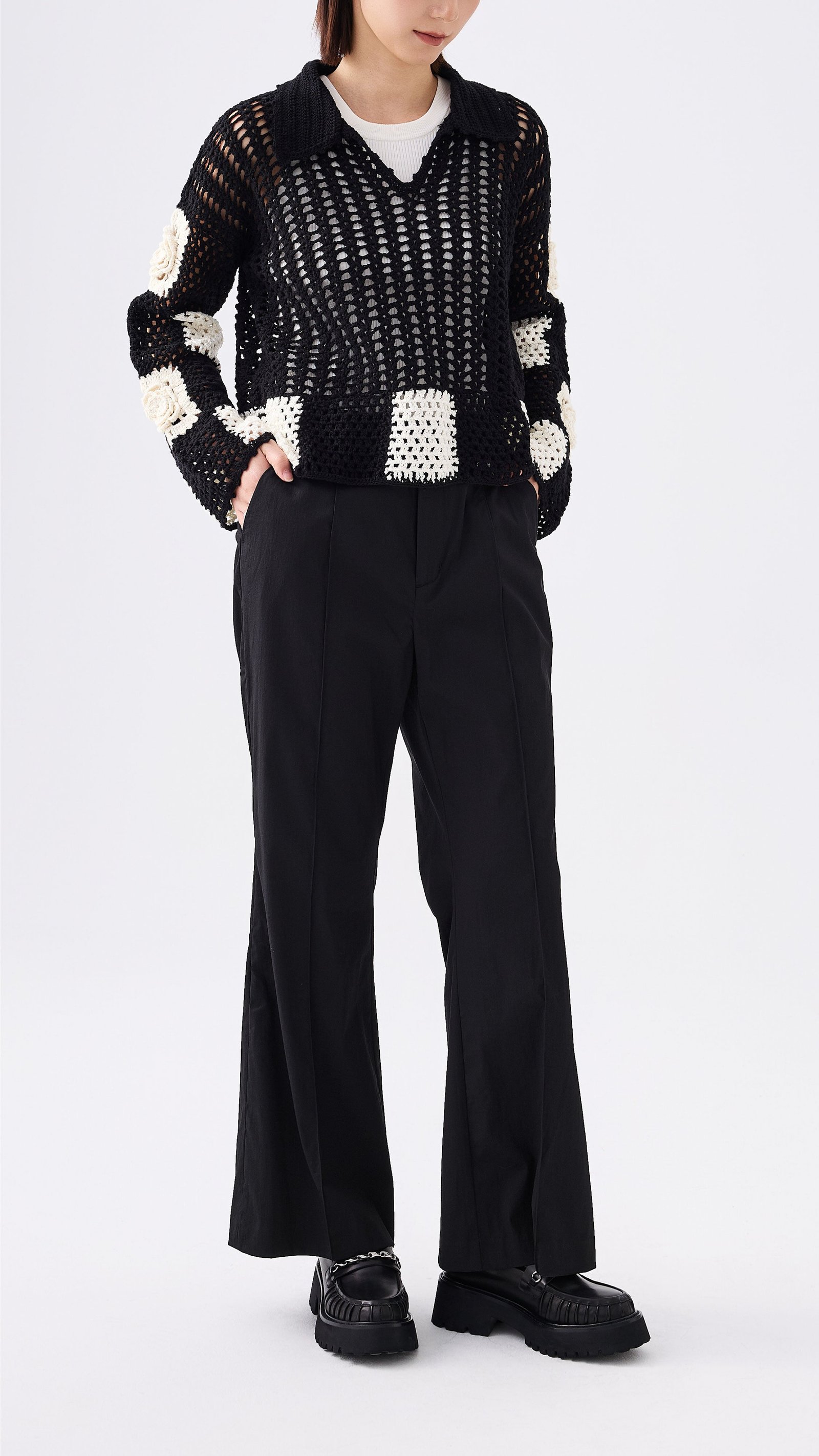 3D Crochet Sweater - Image 4