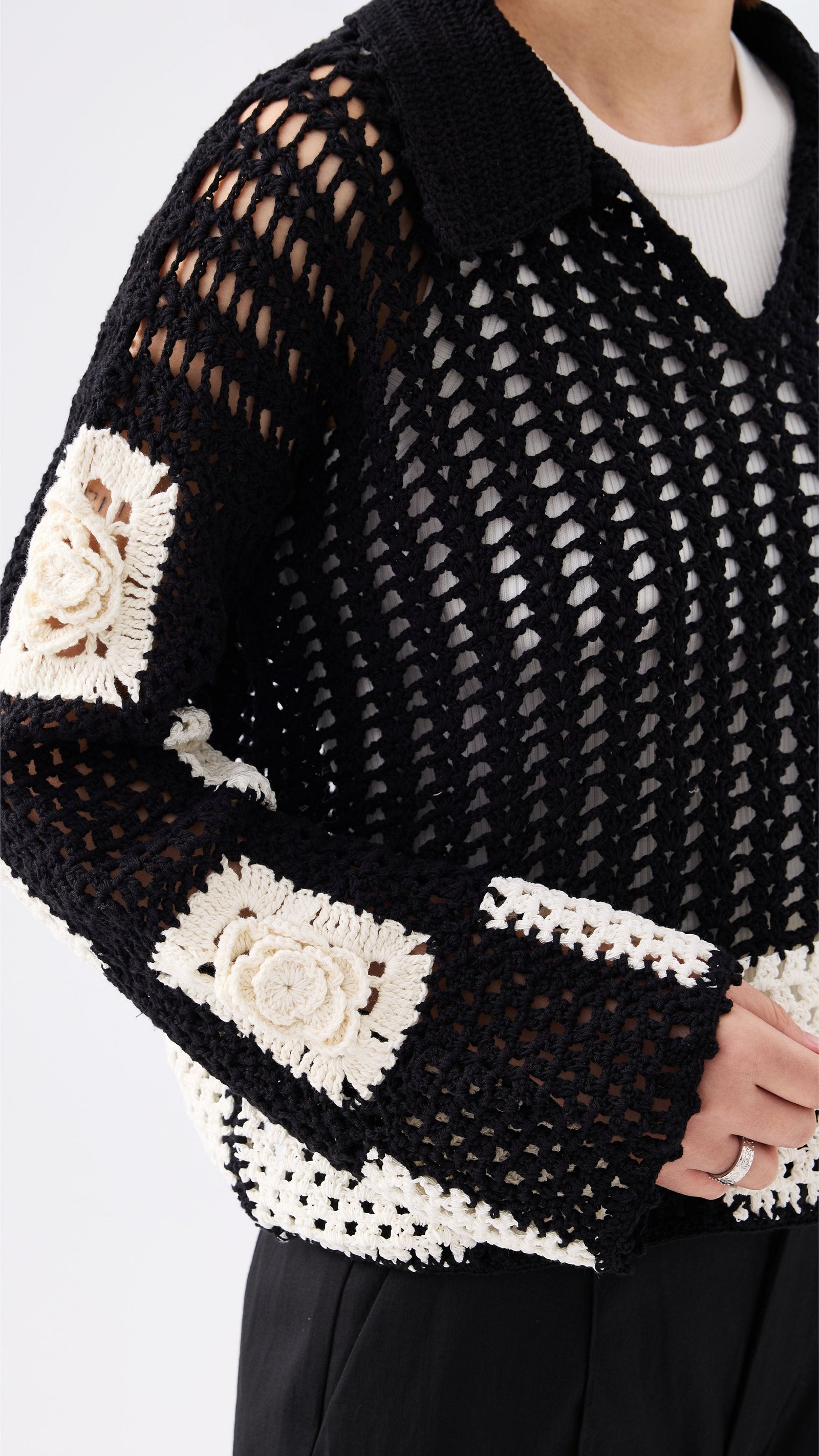 3D Crochet Sweater - Image 6