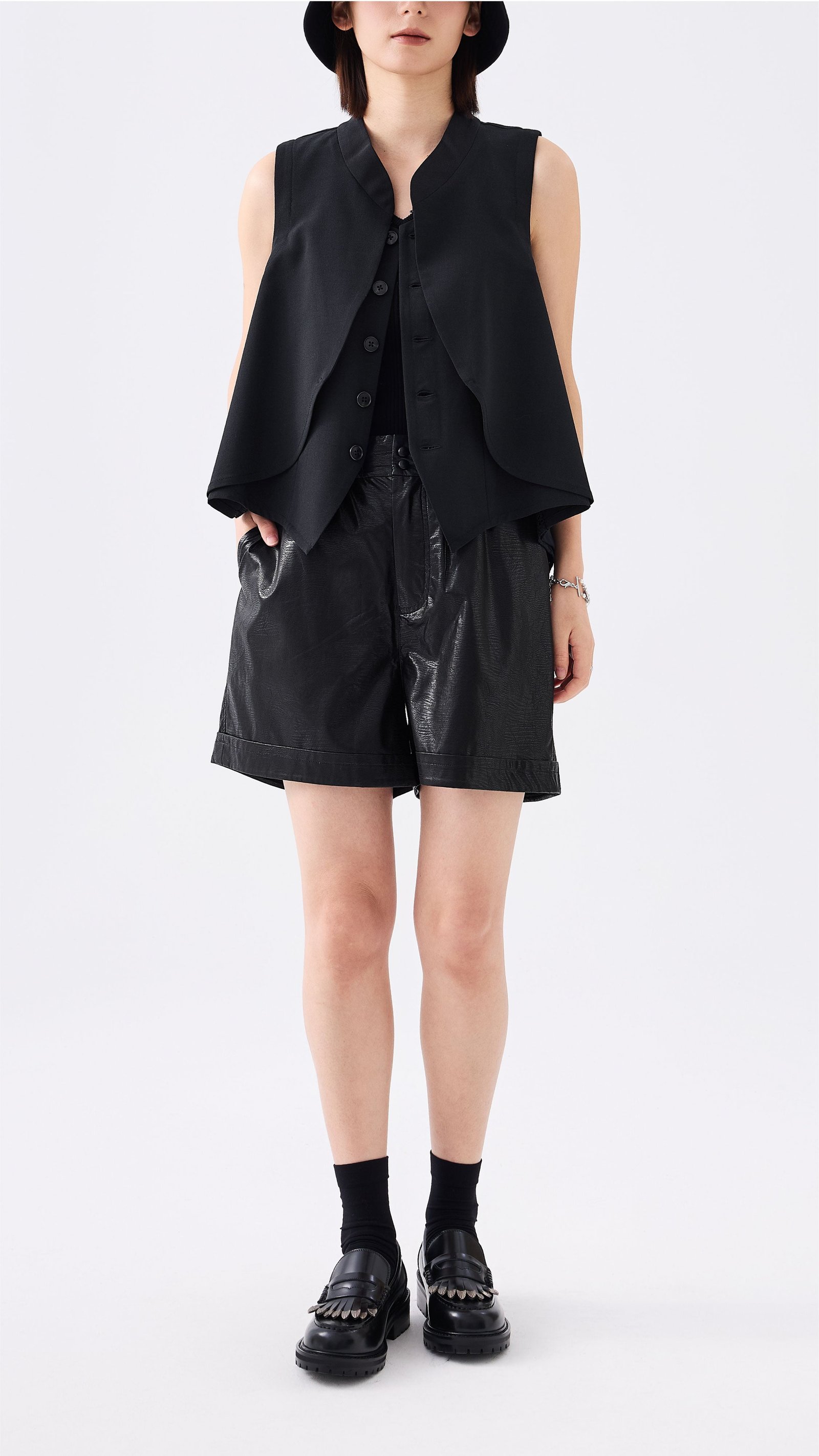 Waistcoat with Lace Detail - Image 9