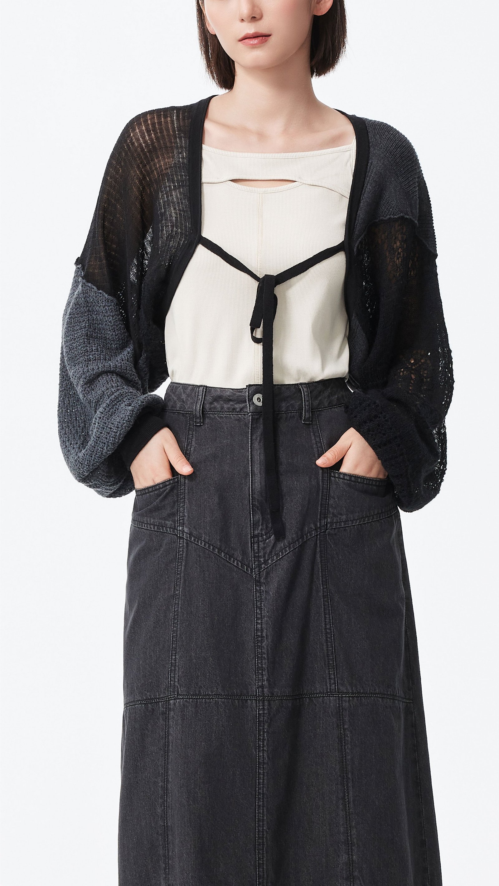 Patchwork Cardigan - Image 3