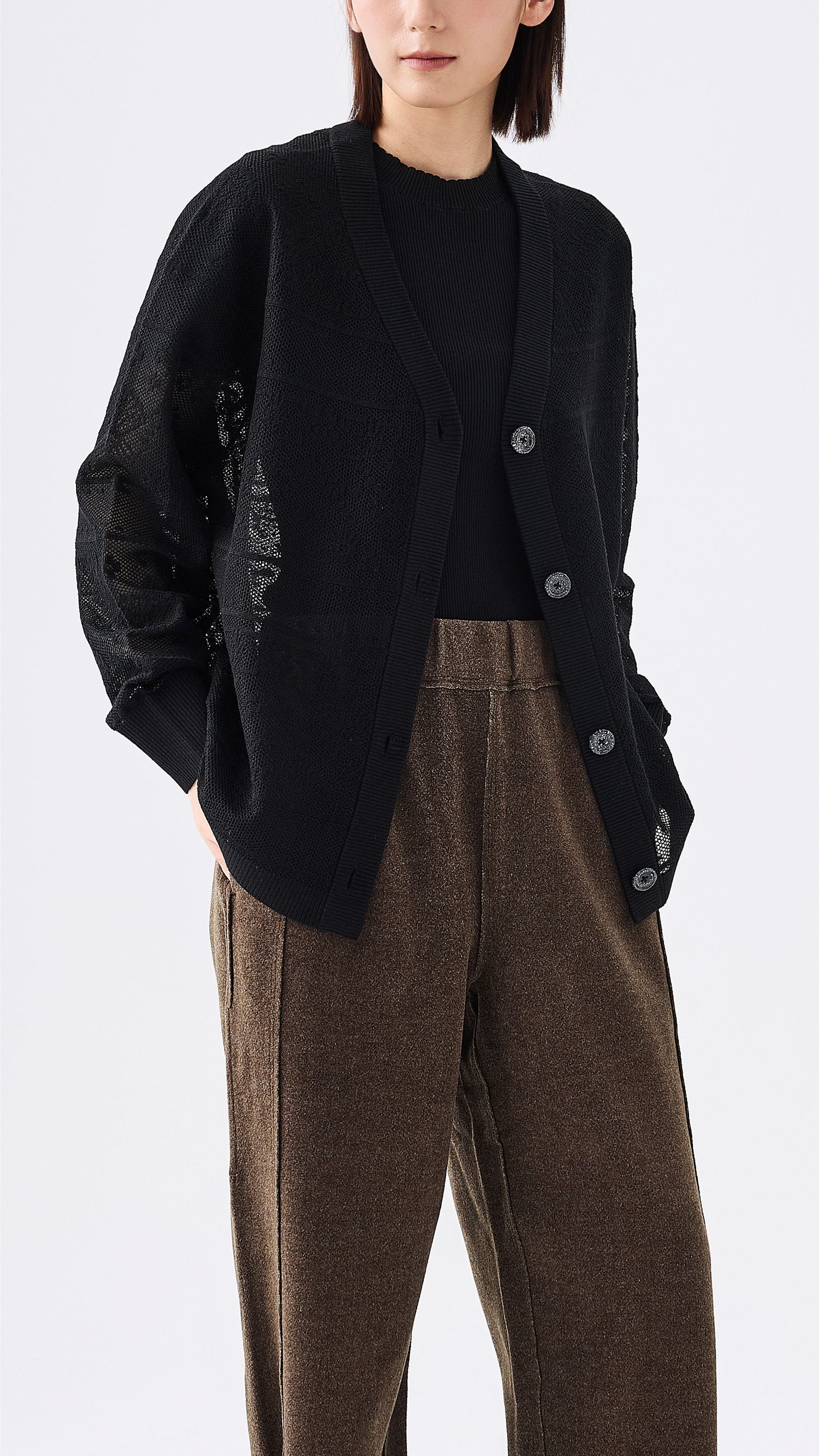 V-neck Cardigan - Image 2