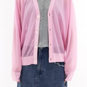 Cropped Sheer Cardigan