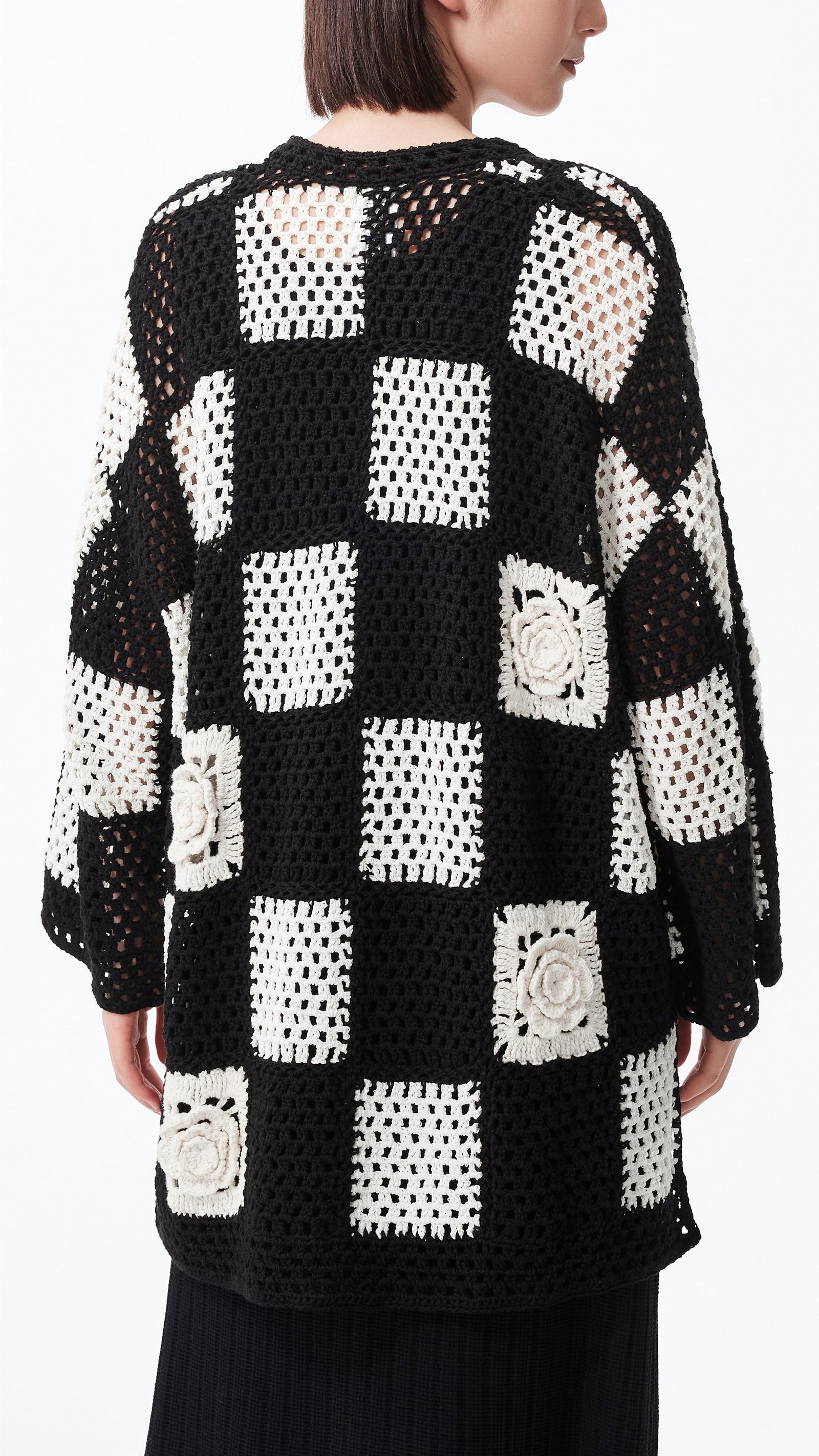 3D Crochet Cardigan - Image 3