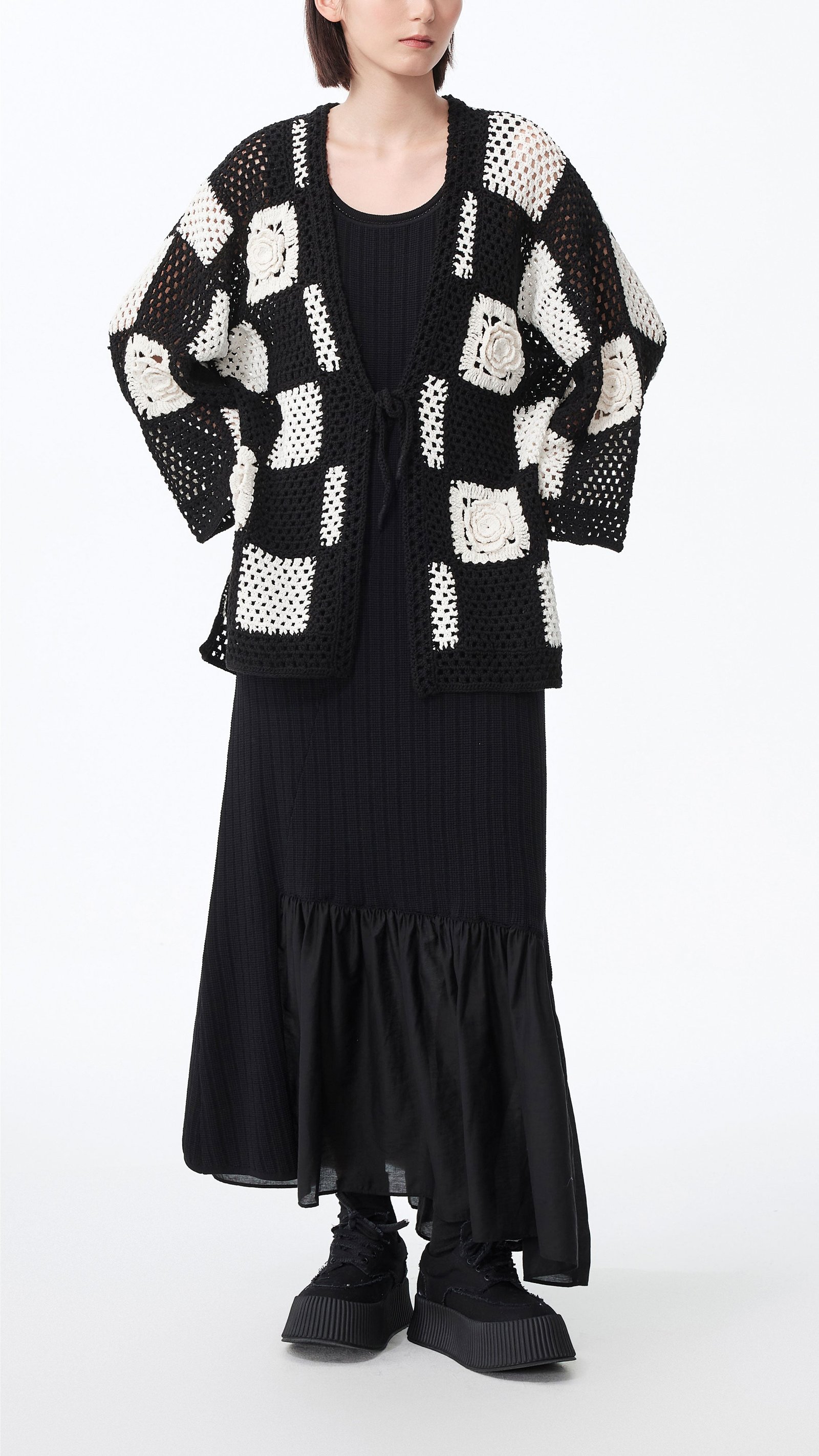 3D Crochet Cardigan - Image 4