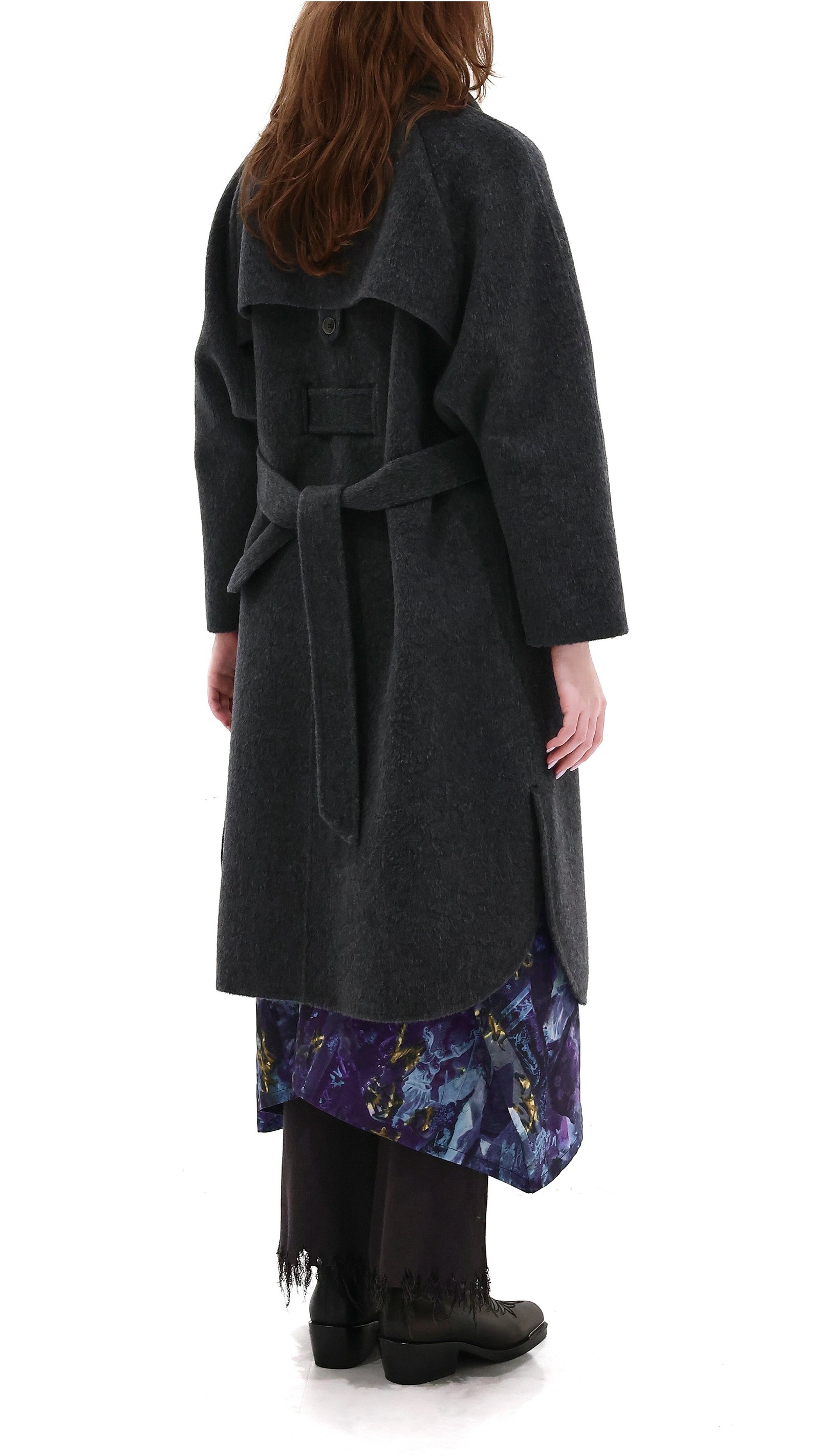Wool Alpaca Long Coat - Image 4