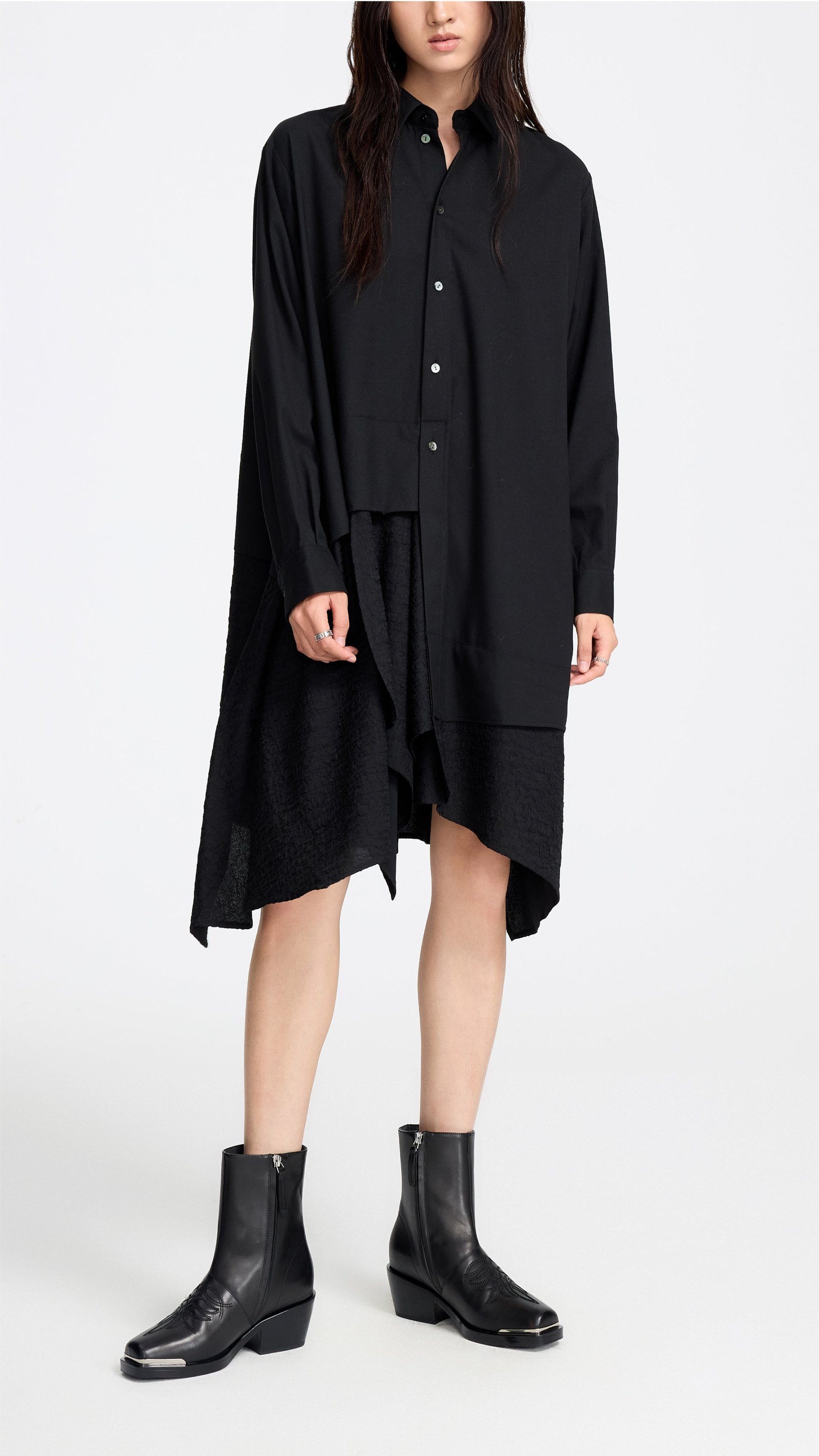 Irregular Shirt Dress