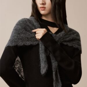 Mohair Triangle Shawl