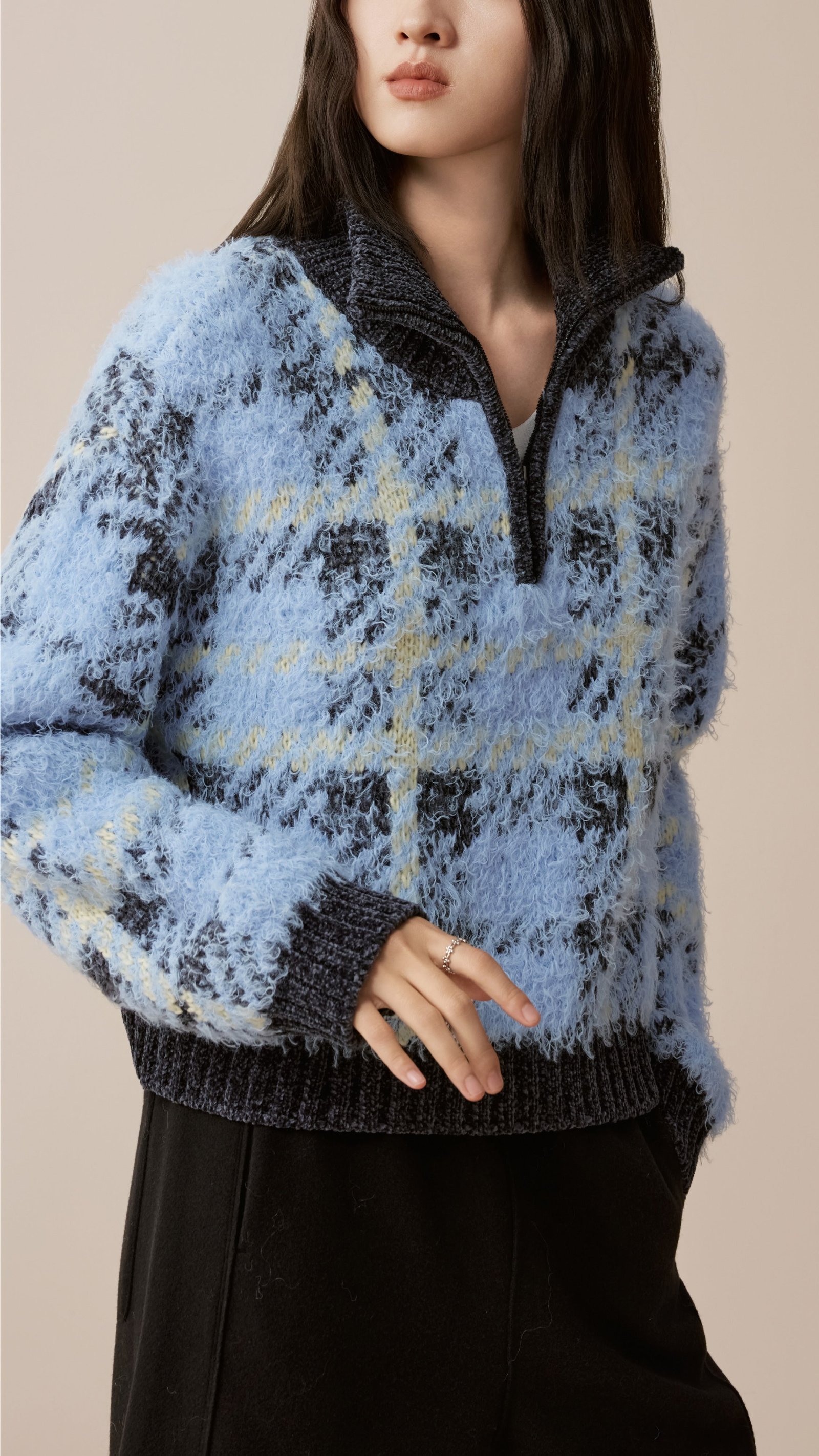 Checked Pullover - Image 4