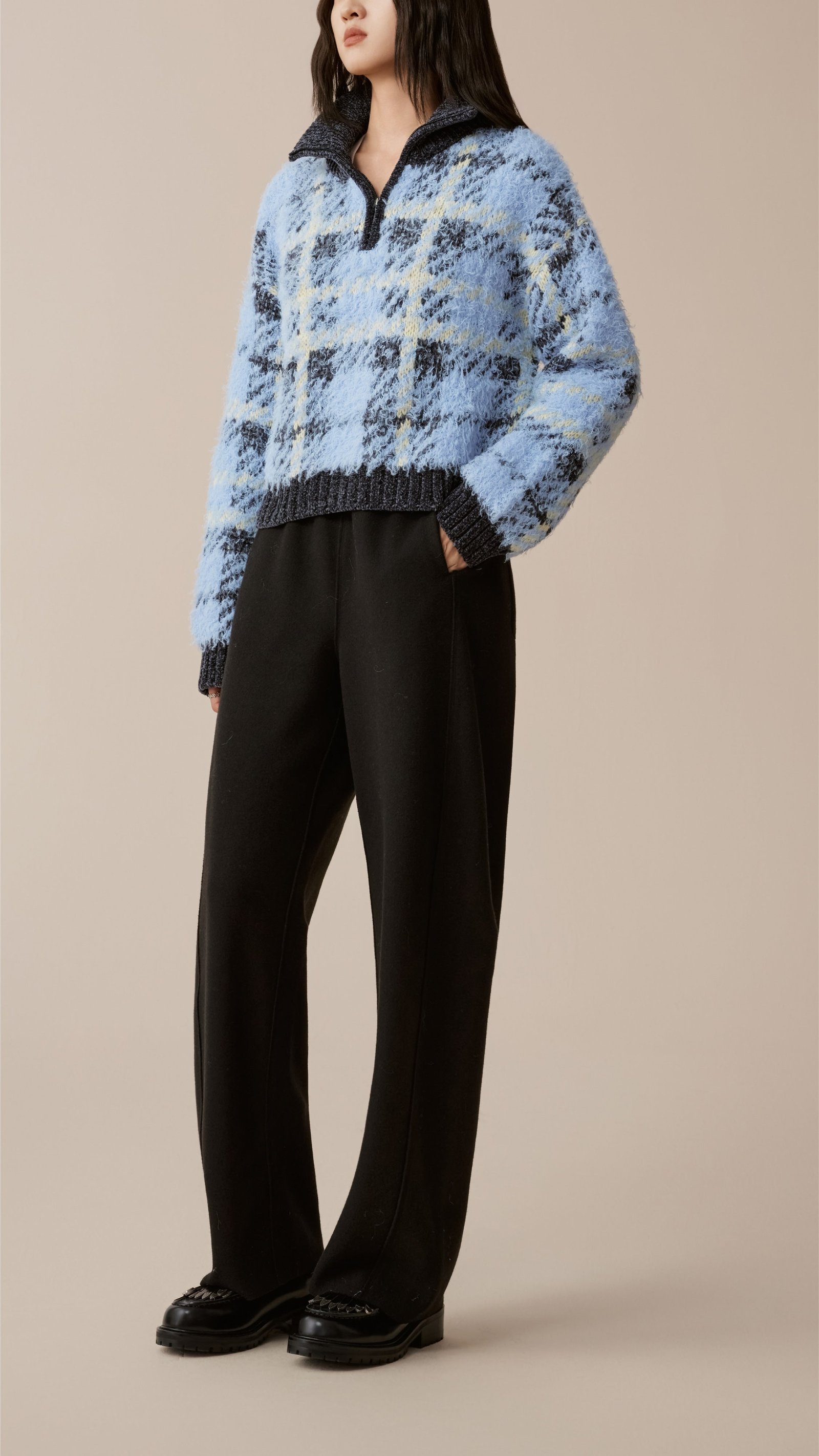 Checked Pullover - Image 7