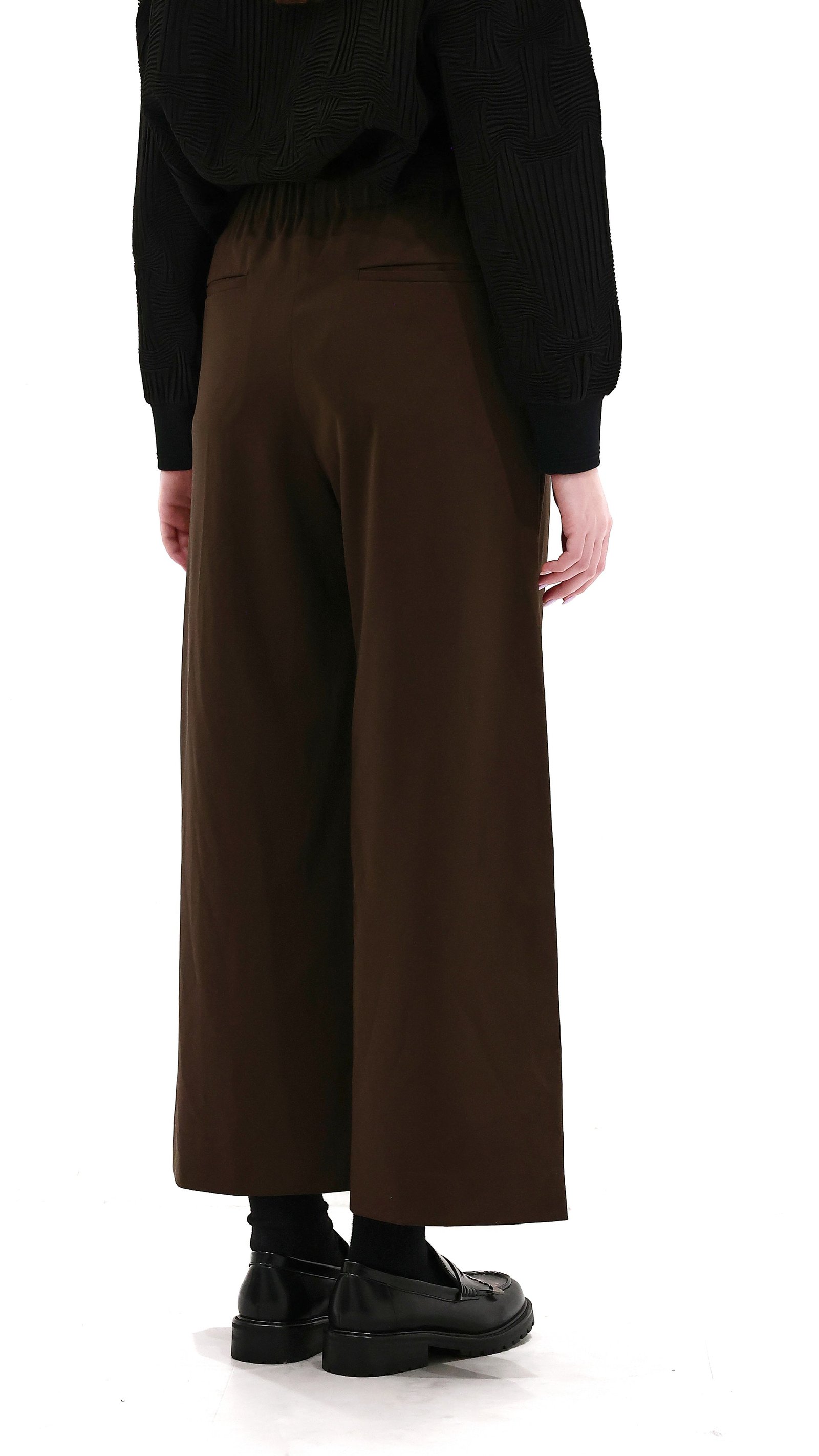 Wide-Leg With Drawstring Pants - Image 3
