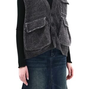 Knitted Military Waistcoat