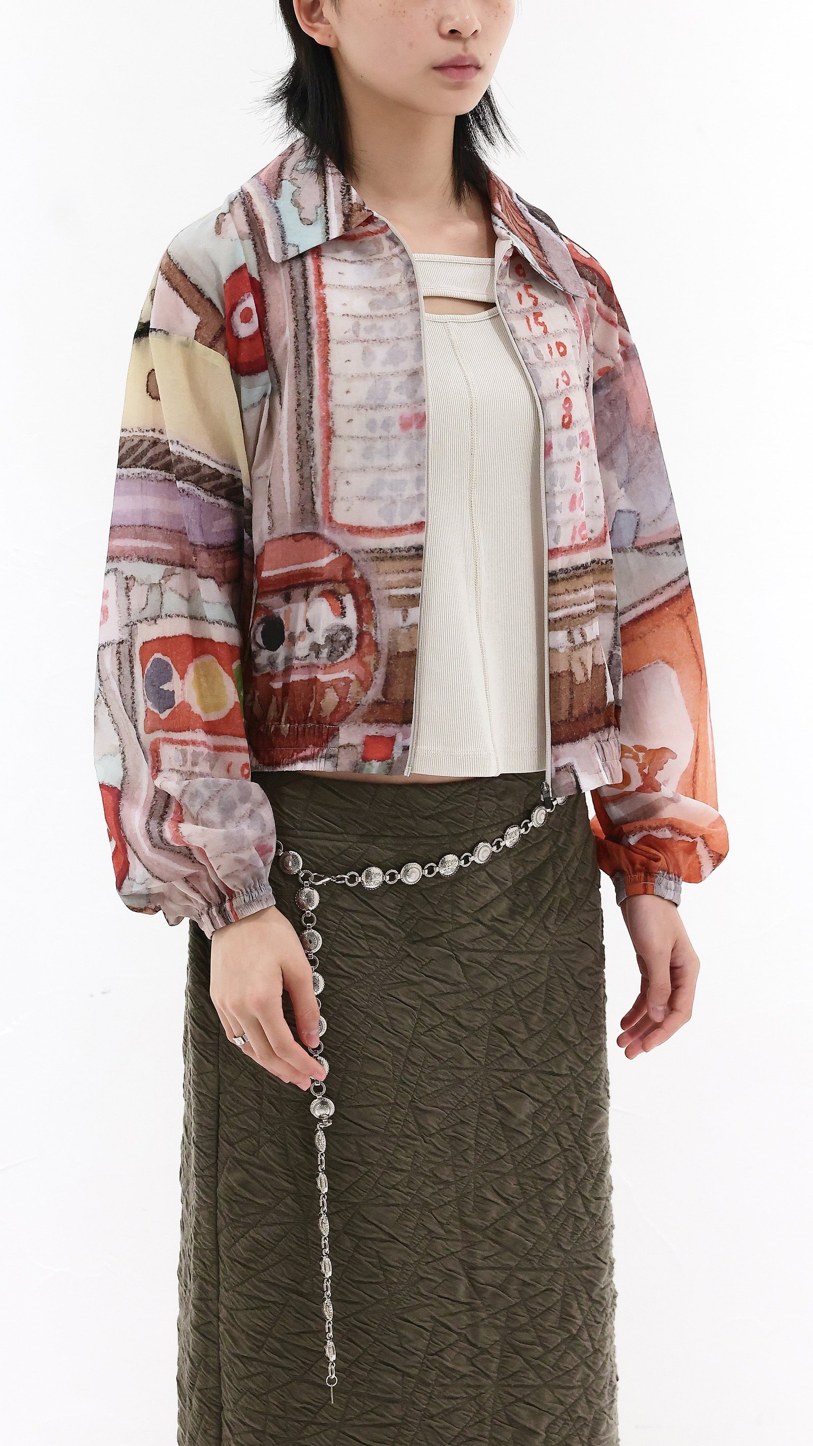 INITIAL x Little Thunder Pattern Work Jacket - Image 2