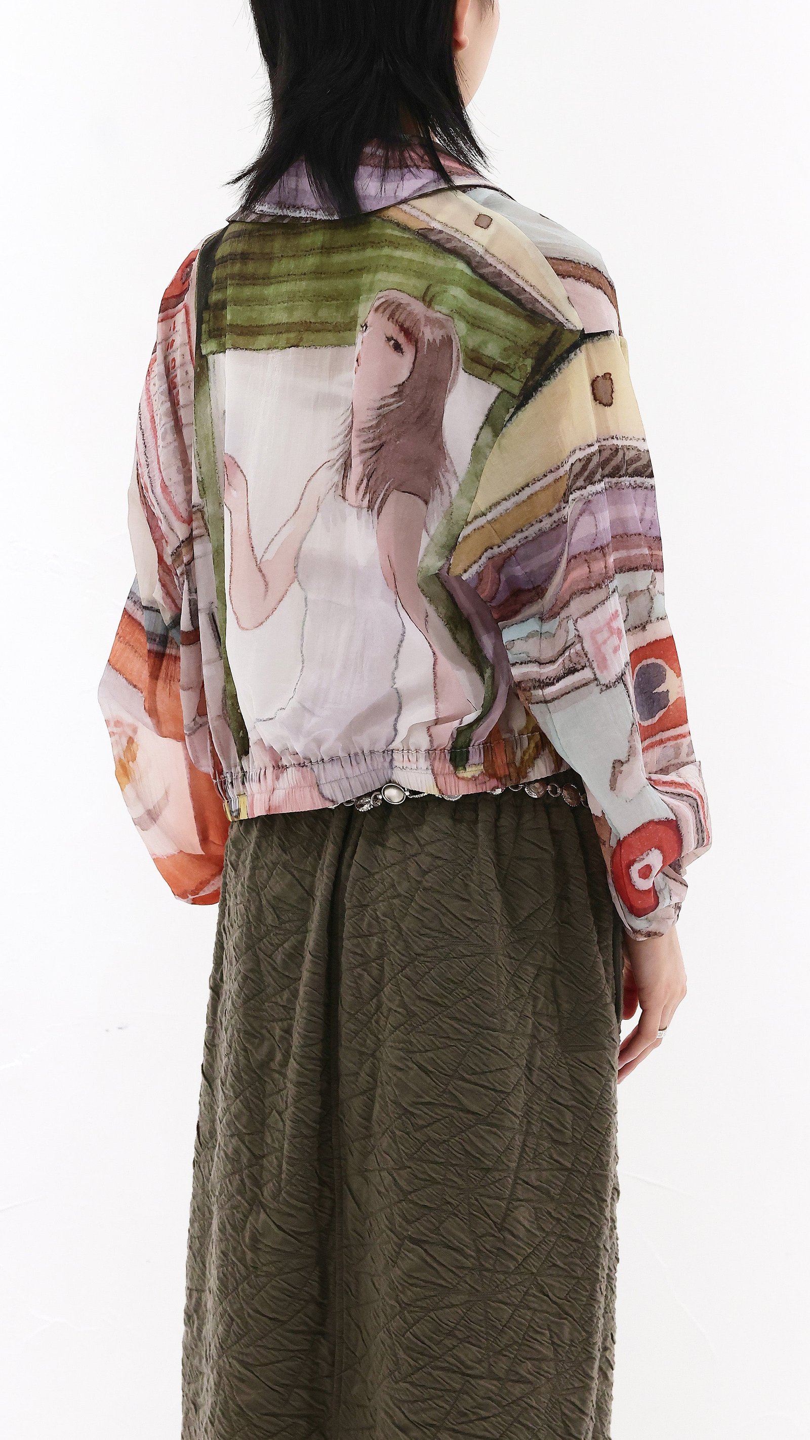 INITIAL x Little Thunder Pattern Work Jacket - Image 4