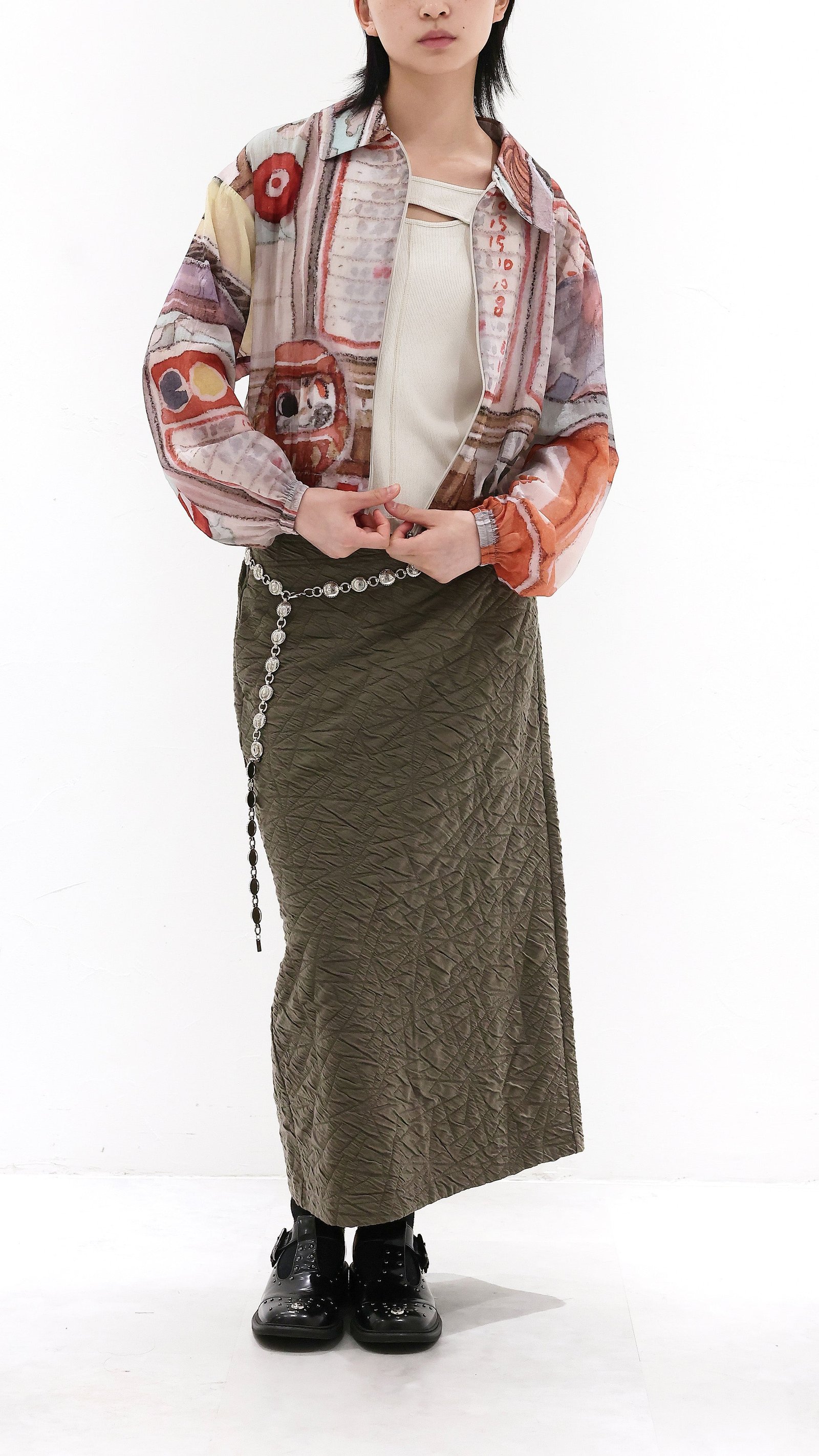 INITIAL x Little Thunder Pattern Work Jacket - Image 7