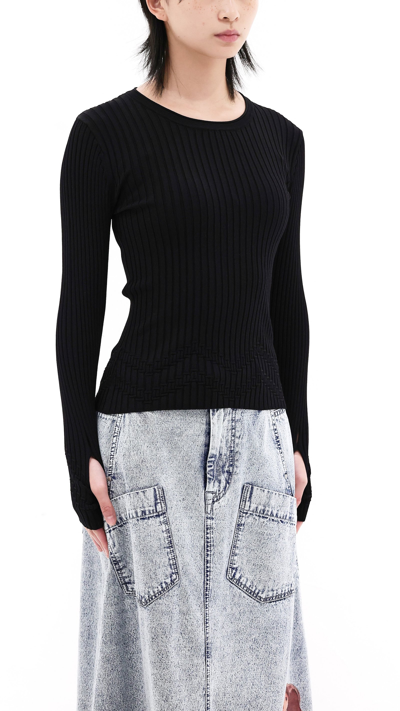 Fancy Knit Pullover - Image 2