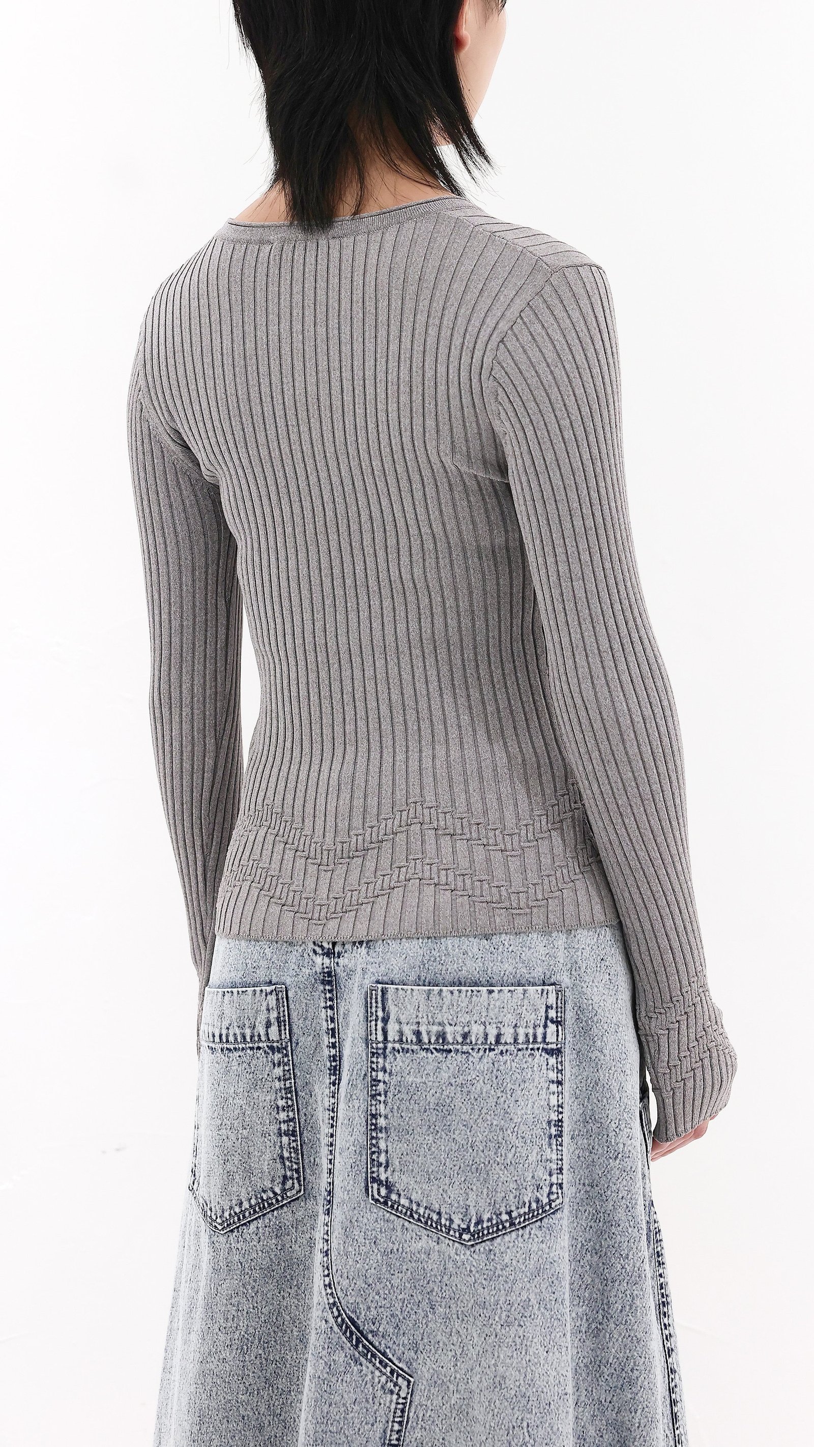 Fancy Knit Pullover - Image 3
