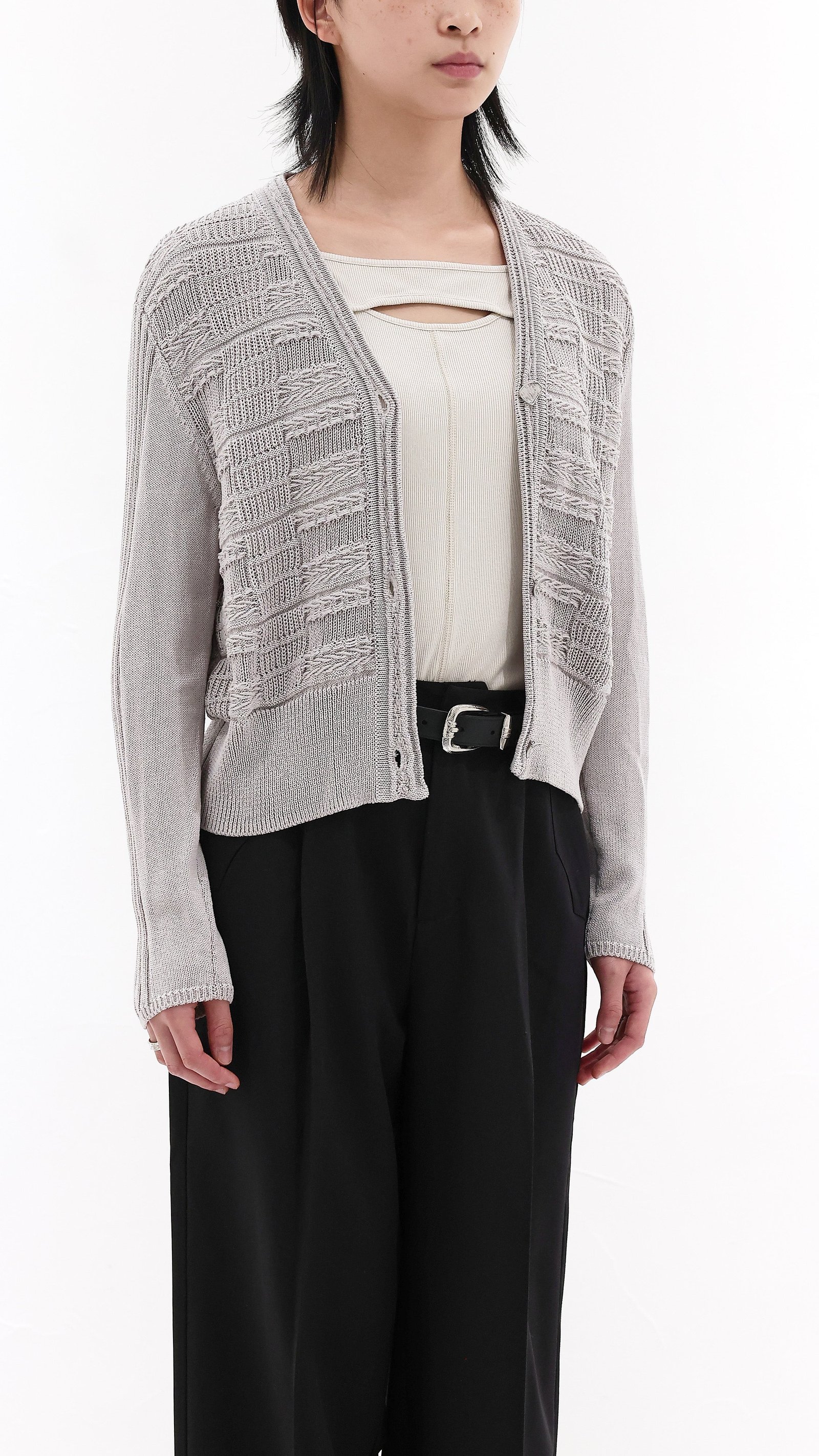 V-neck Cardigan - Image 3