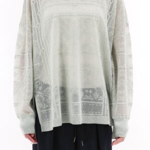 Oversized Lace Pullover