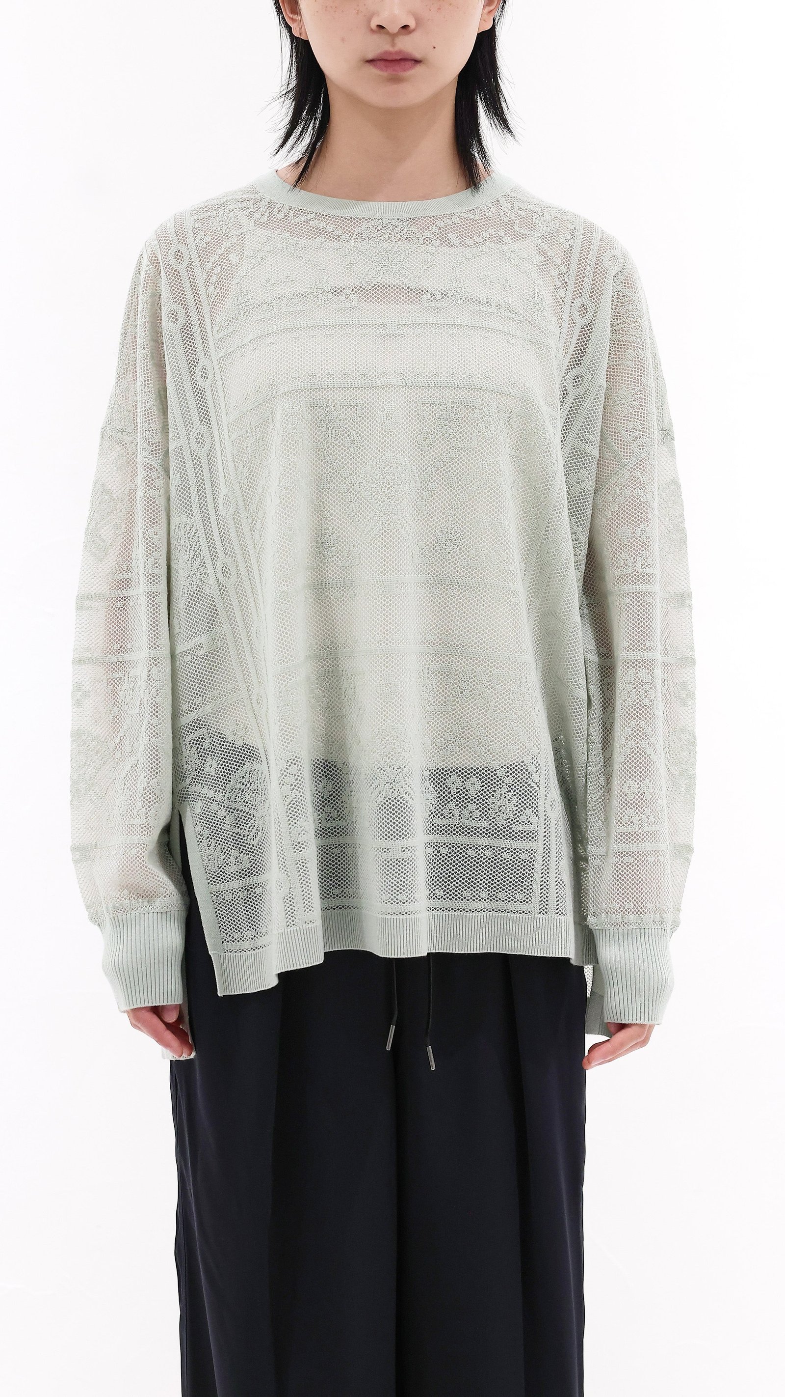 Oversized Lace Pullover