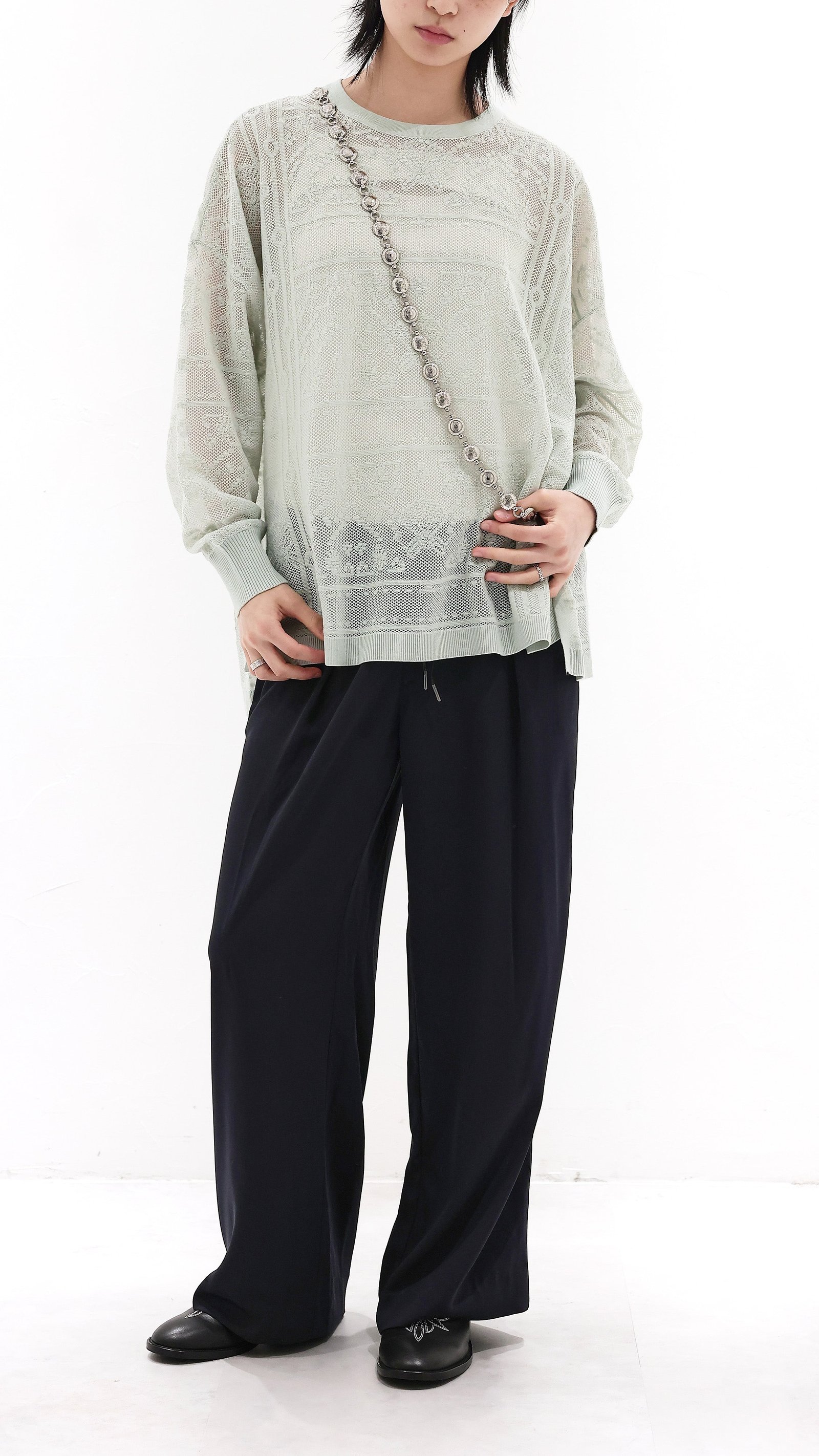 Oversized Lace Pullover - Image 7