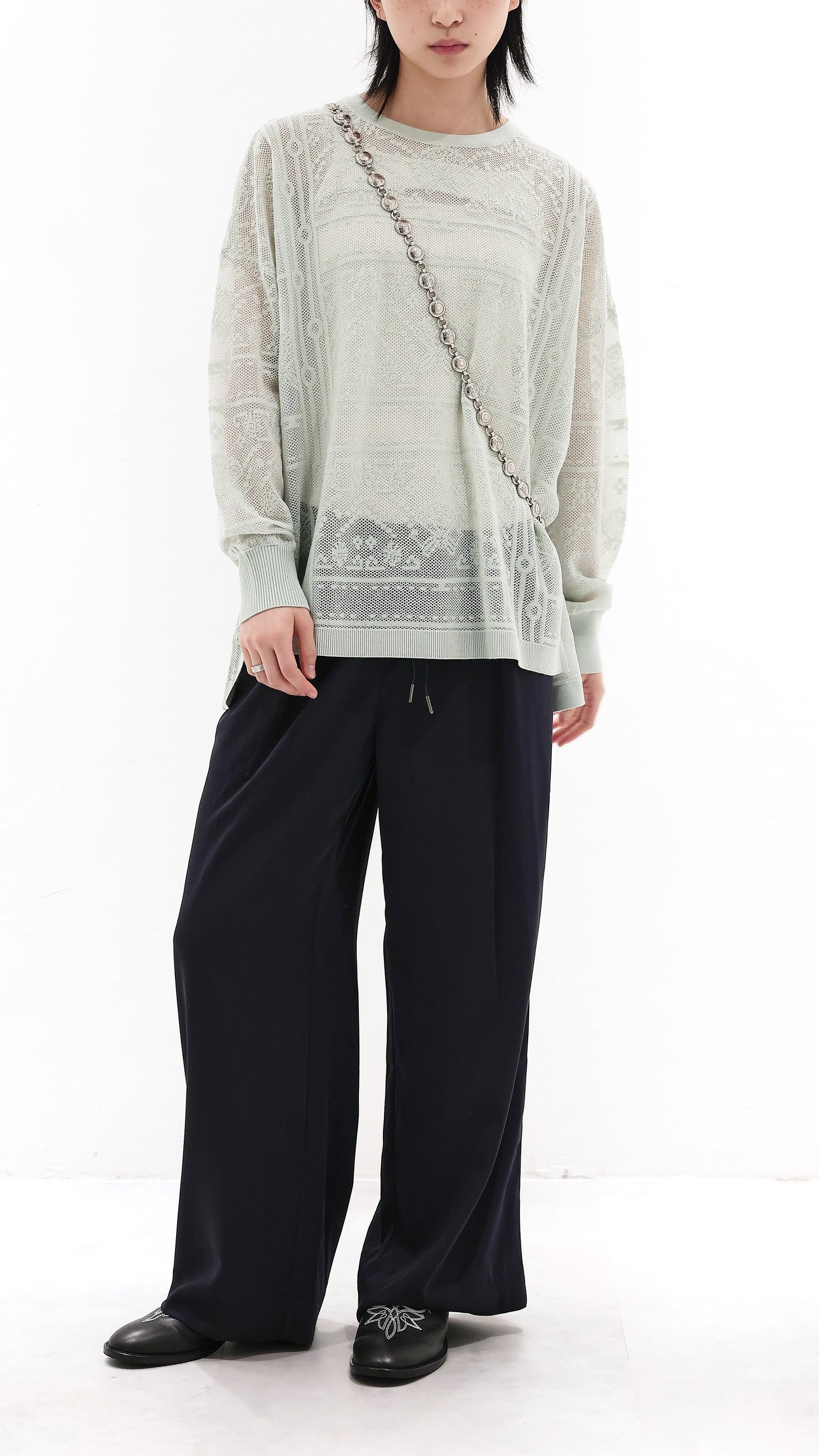 Oversized Lace Pullover - Image 9